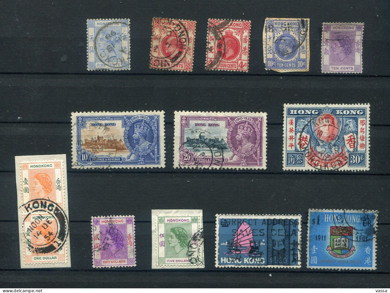 1891 /1961 - Hong Kong Lot  Used ,gestempelt ,obl. - Collections, Lots & Séries