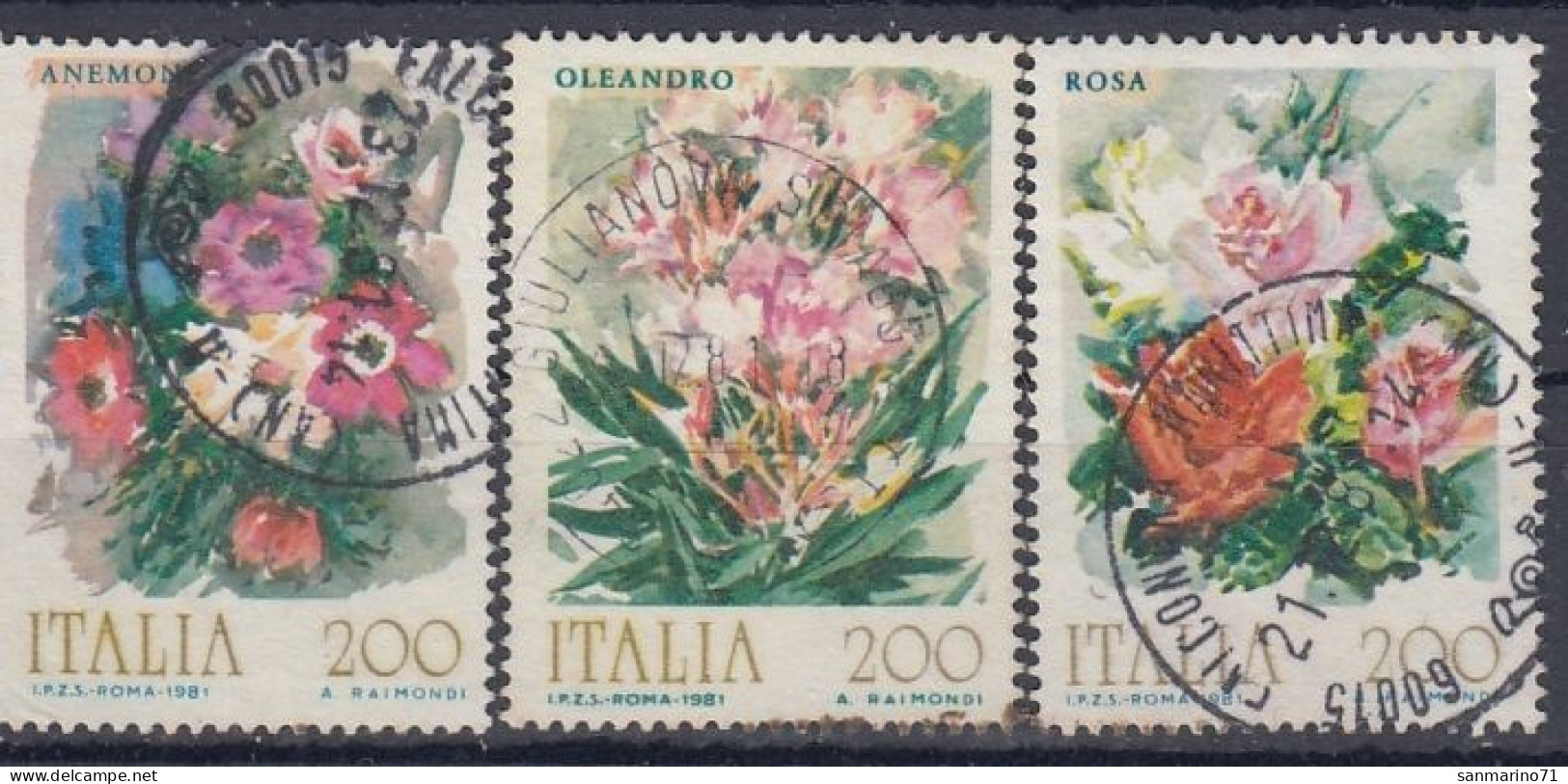 ITALY 1745-1747,used,falc Hinged - 1971-80: Used