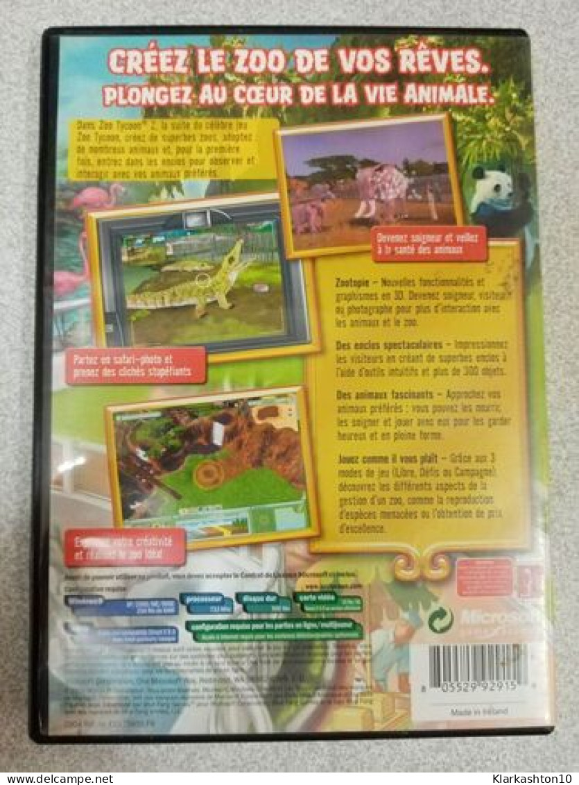 Dvd - Zoo Tycoon 2 - Autres & Non Classés