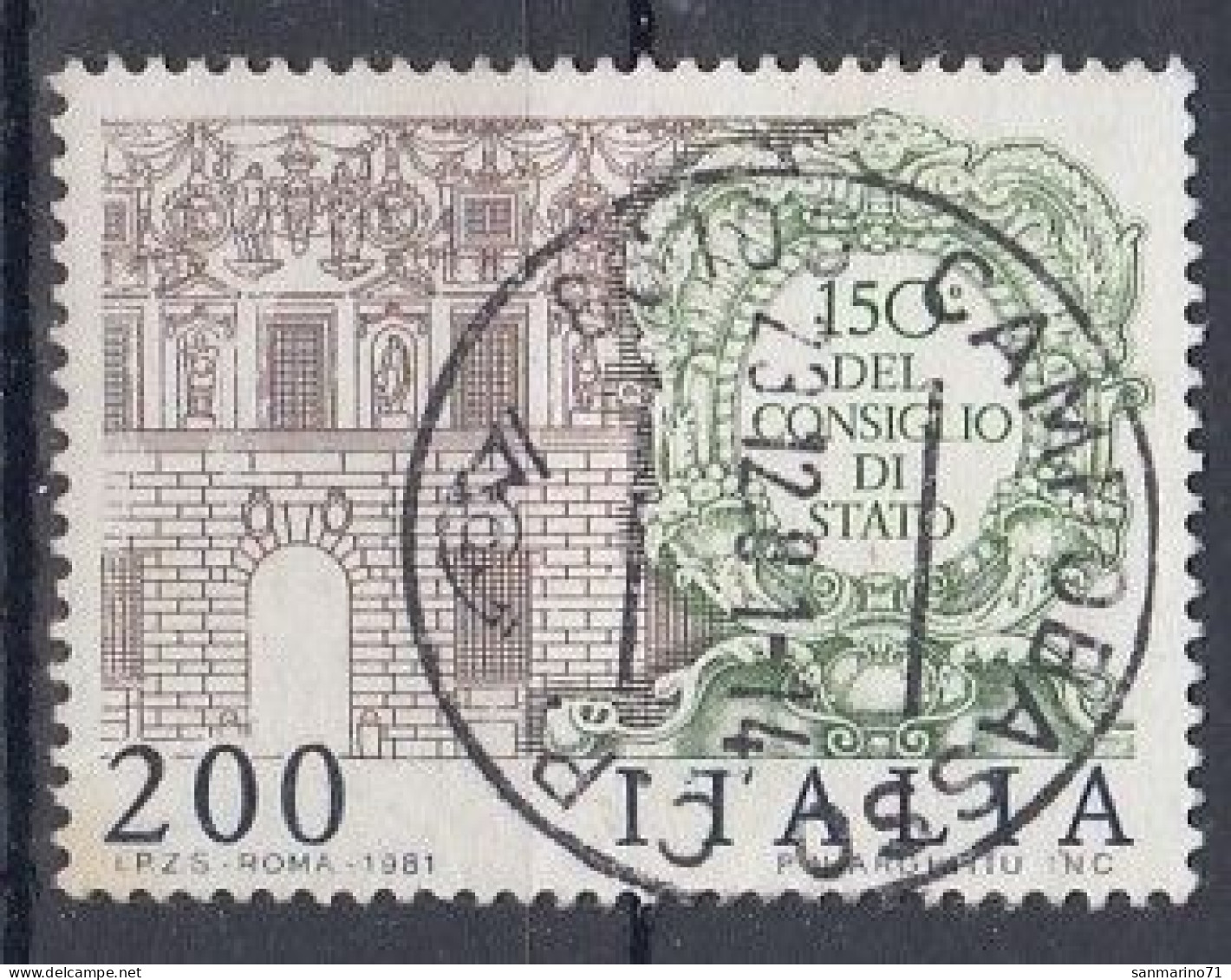 ITALY 1769,used,falc Hinged - 1971-80: Gebraucht