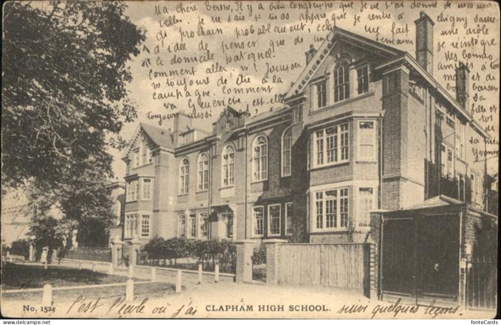 10928342 Clapham Clapham High School X  - Other & Unclassified