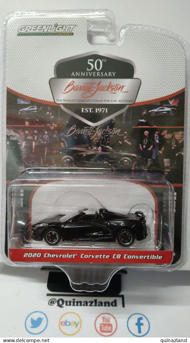 Greenlight Barrett-Jackson 2020 Chevrolet Corvette C8 Convertible (NG64) - Autres & Non Classés