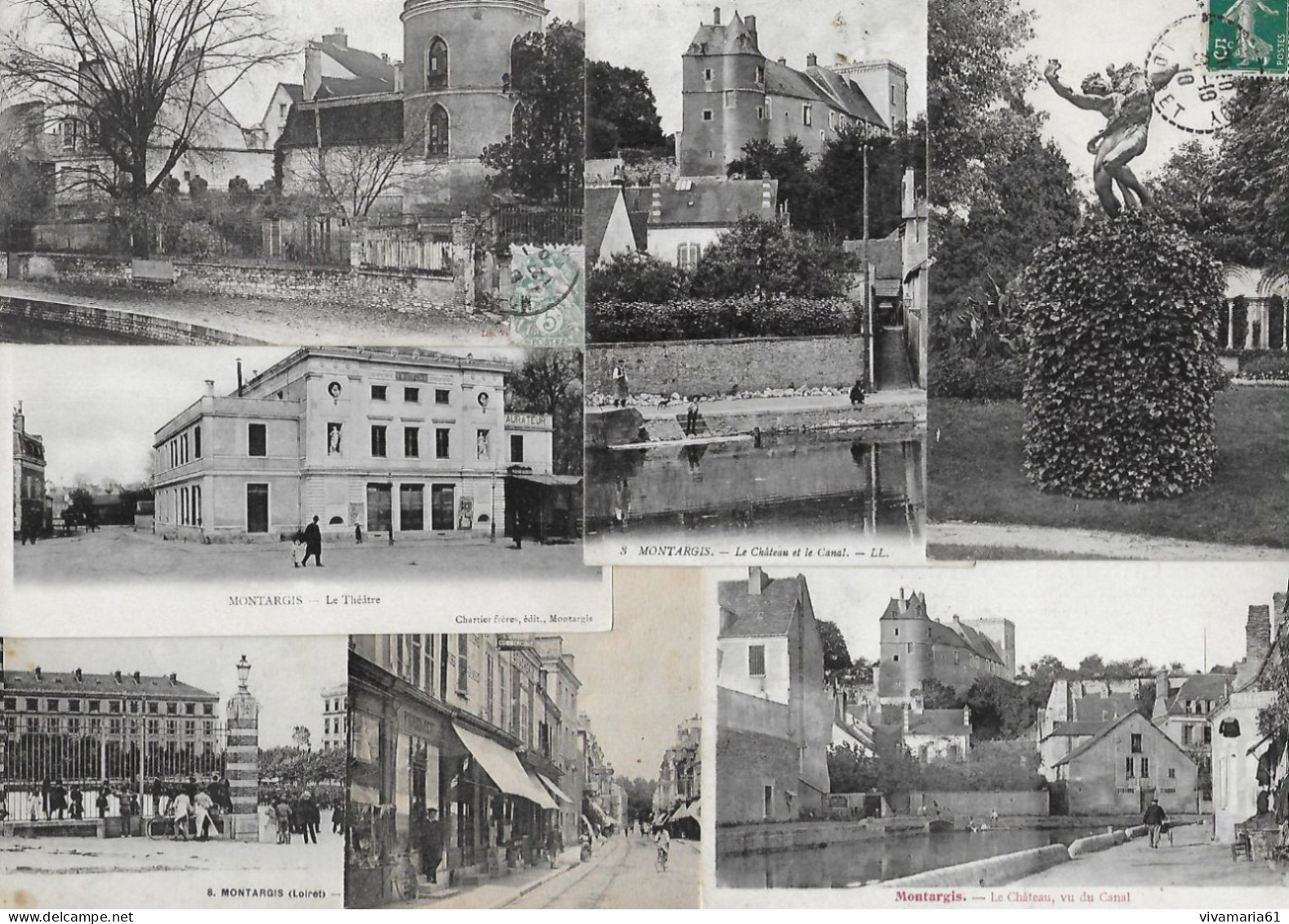 Lot De 16  Cartes Postales Anciennes Sur La Ville De Montargis Dans Le Dept 45 - 5 - 99 Karten