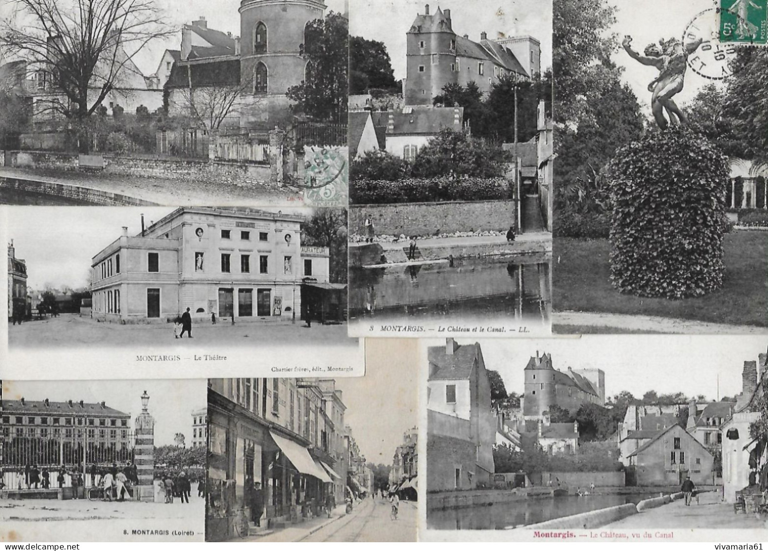 Lot De 16  Cartes Postales Anciennes Sur La Ville De Montargis Dans Le Dept 45 - 5 - 99 Postales