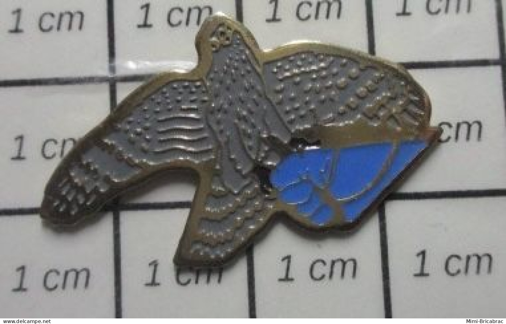 811B Pin's Pins / Beau Et Rare / ANIMAUX / OISEAU DE PROIE RAPACE FAUCON ET GANT DE FAUCONNIER - Animaux