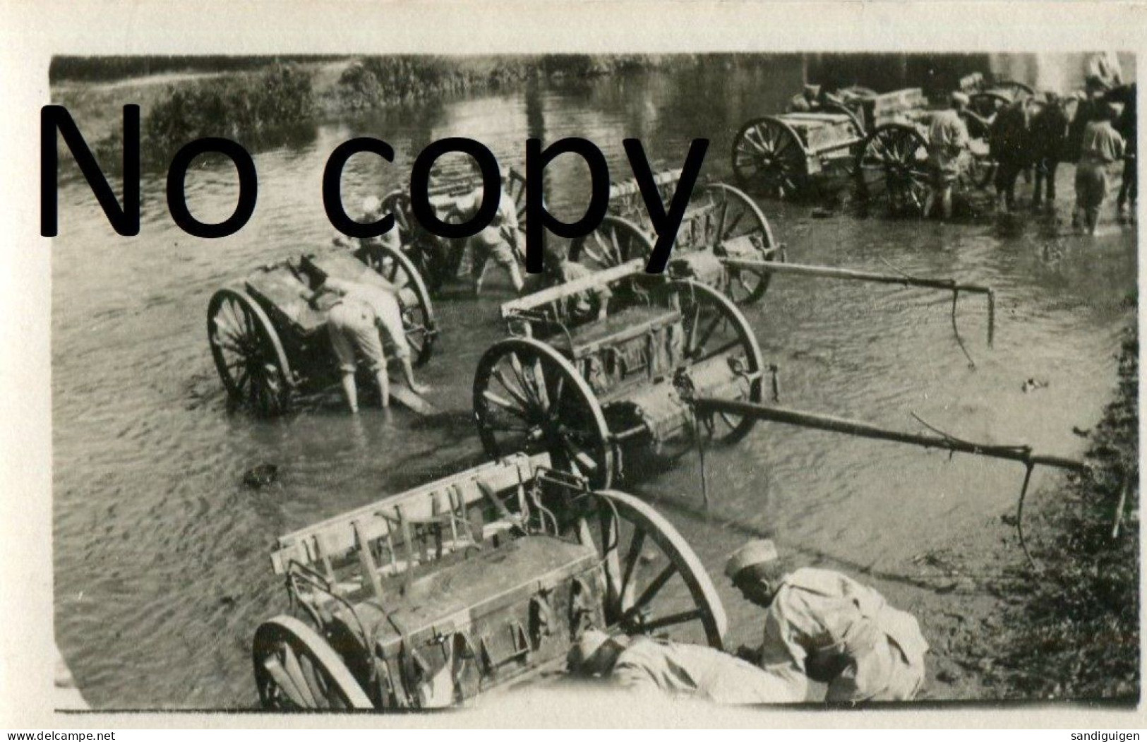 PHOTO FRANCAISE - LAVAGE DU MATERIEL A STAINVILLE PRES DE LIGNY EN BARROIS MEUSE - GUERRE 1914 1918 - Guerre, Militaire