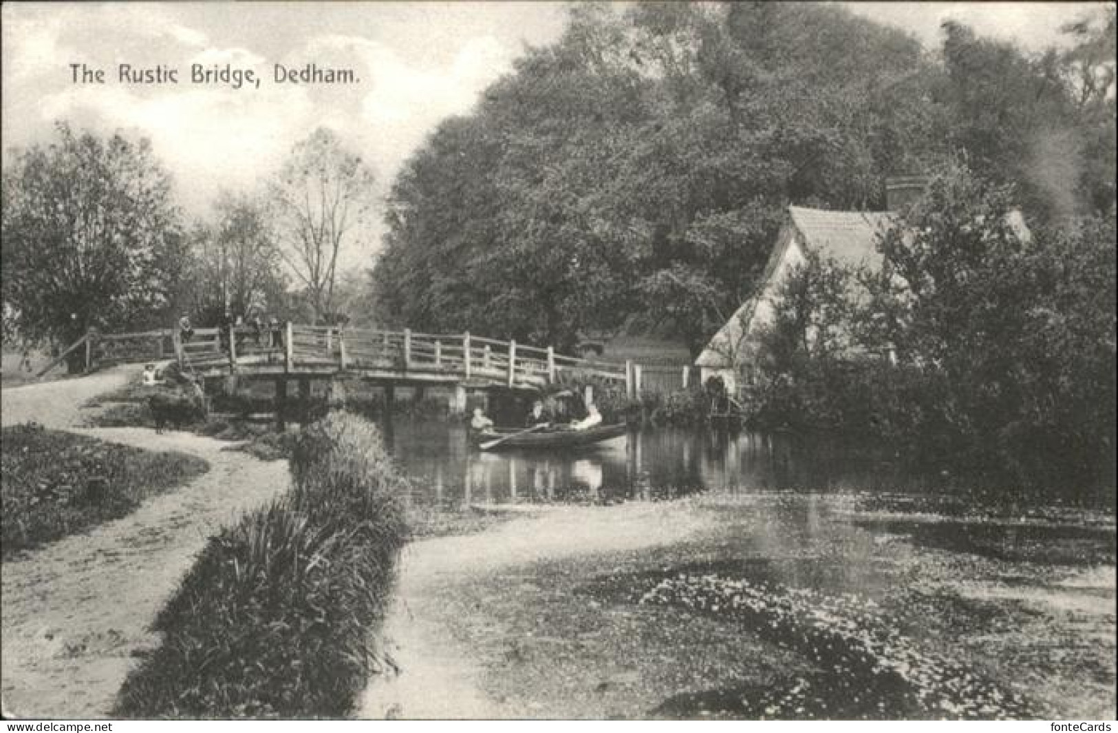 10928144 Dedham Dedham Rustic Bridge * United Kingdom - Other & Unclassified