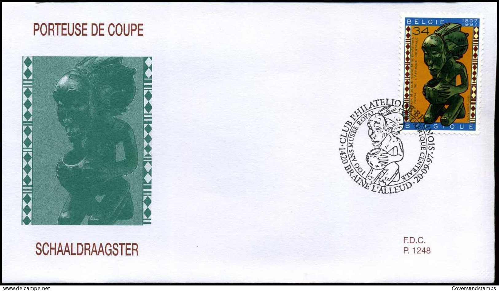 FDC 2727/29 - Koninklijk Museum Voor Midden-Afrika - 1991-2000