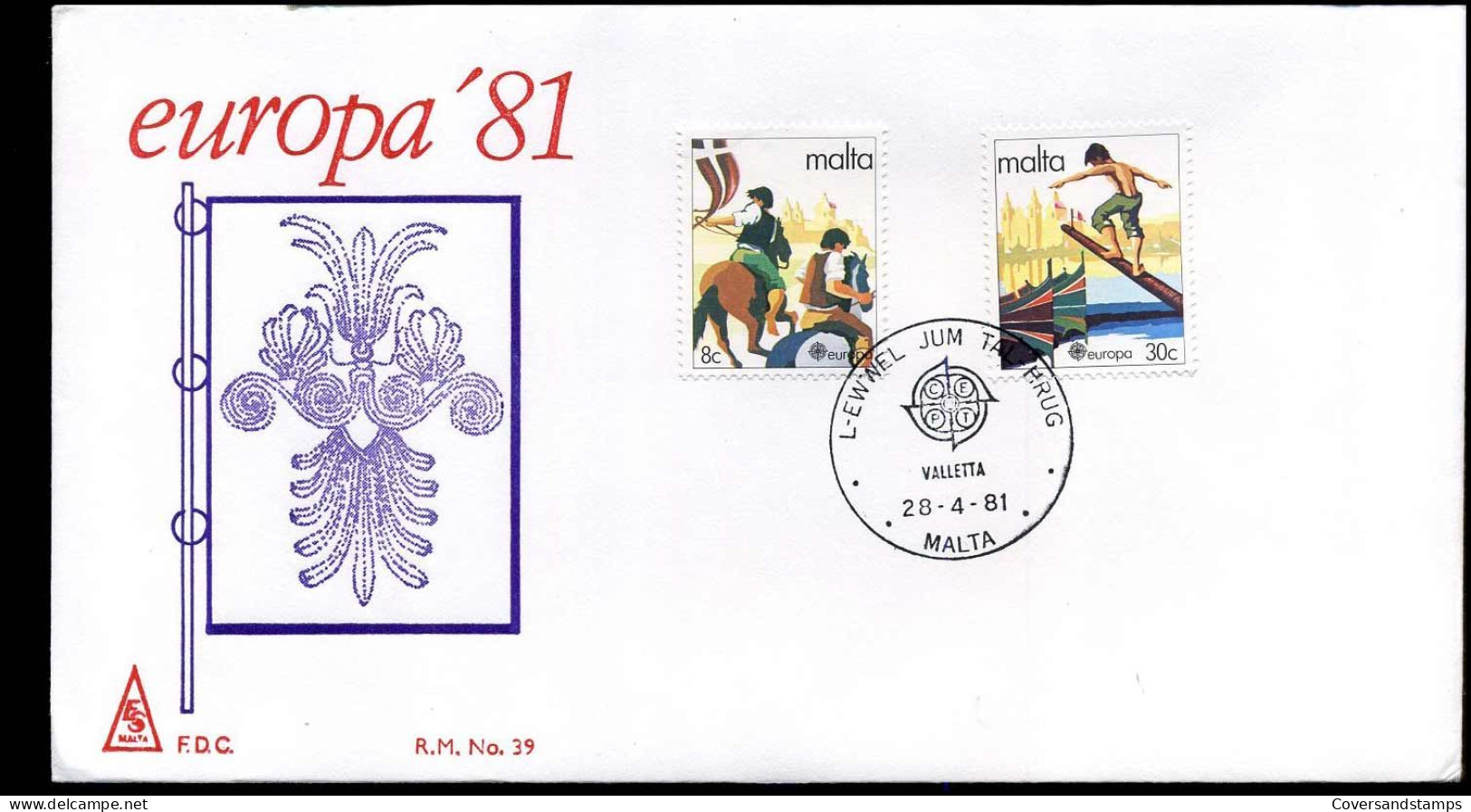 Malta  - FDC - Europa CEPT 1981 - 1981