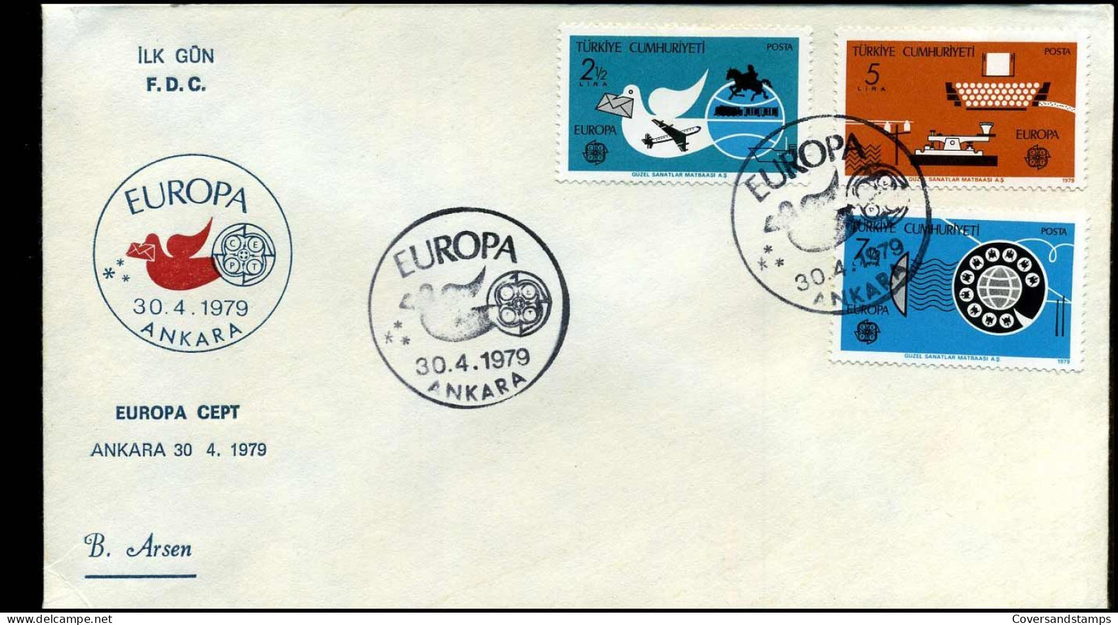 Turkey - FDC - Europa CEPT 1979 - 1979