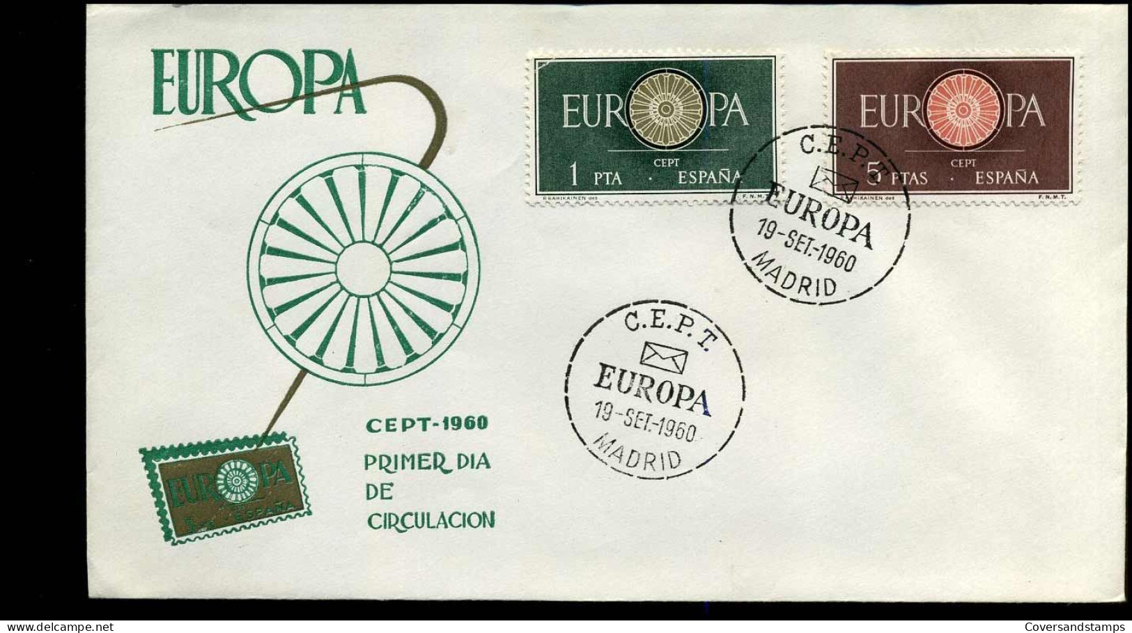 Espana - FDC - Europa CEPT 1960 - 1960