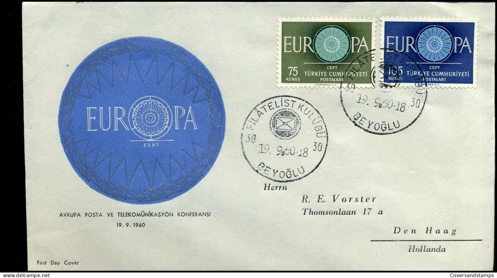 Turkey - FDC - Europa CEPT 1960 - 1960