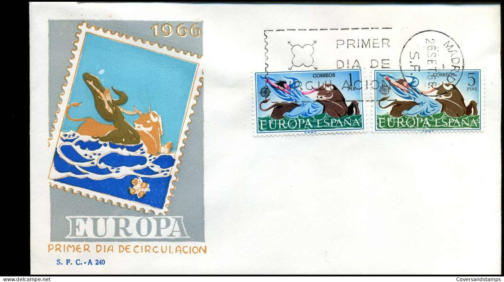 Espana - FDC - Europa CEPT 1966 - 1966