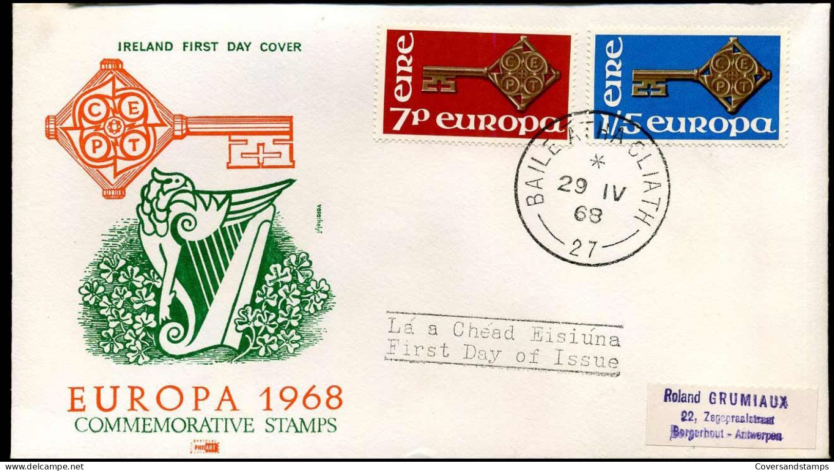 Eire - FDC - Europa CEPT 1968 - 1968