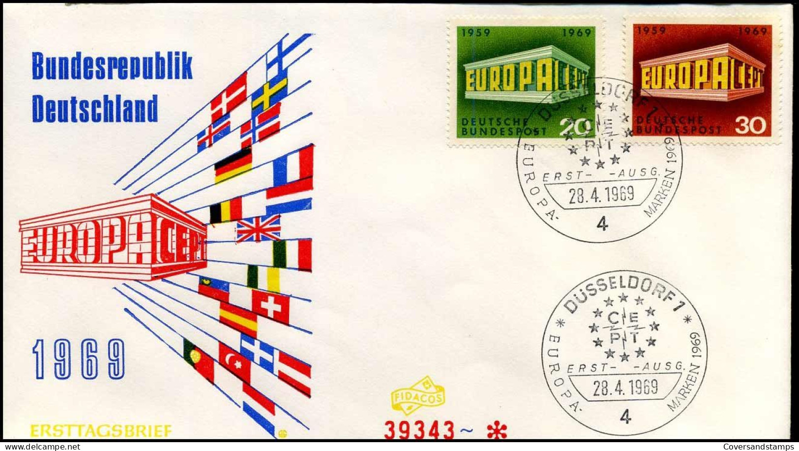 Bundespost - FDC - Europa CEPT 1969 - 1969