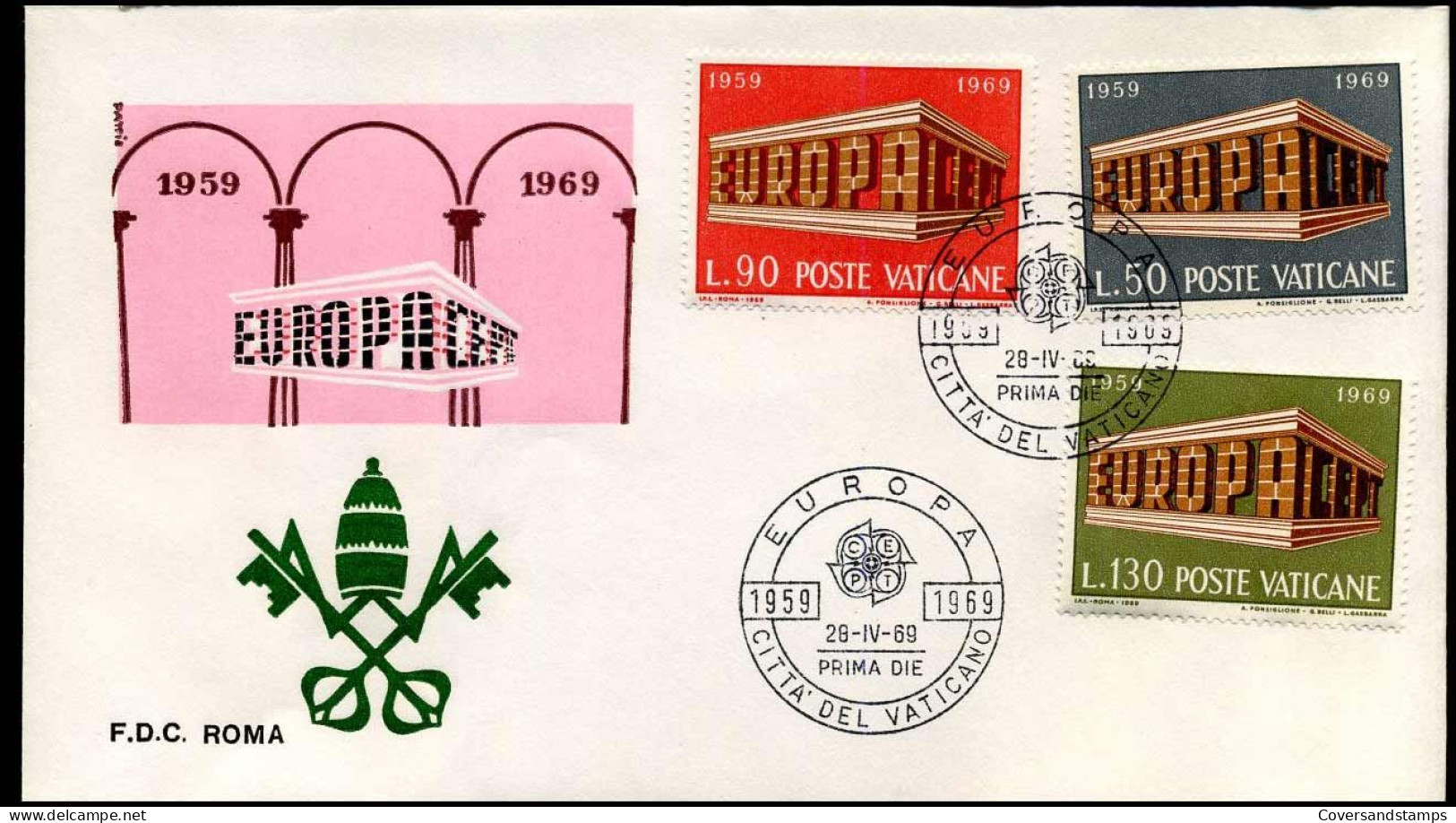 Vaticane - FDC - Europa CEPT 1969 - 1969