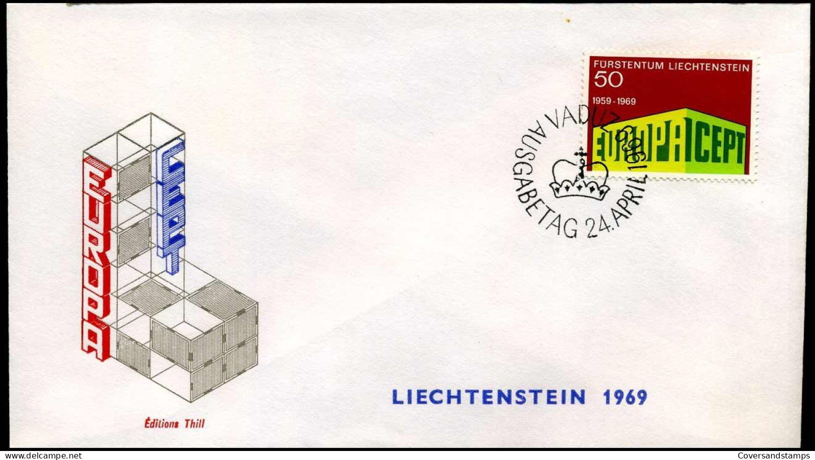 Liechtenstein  - FDC - Europa CEPT 1969 - 1969