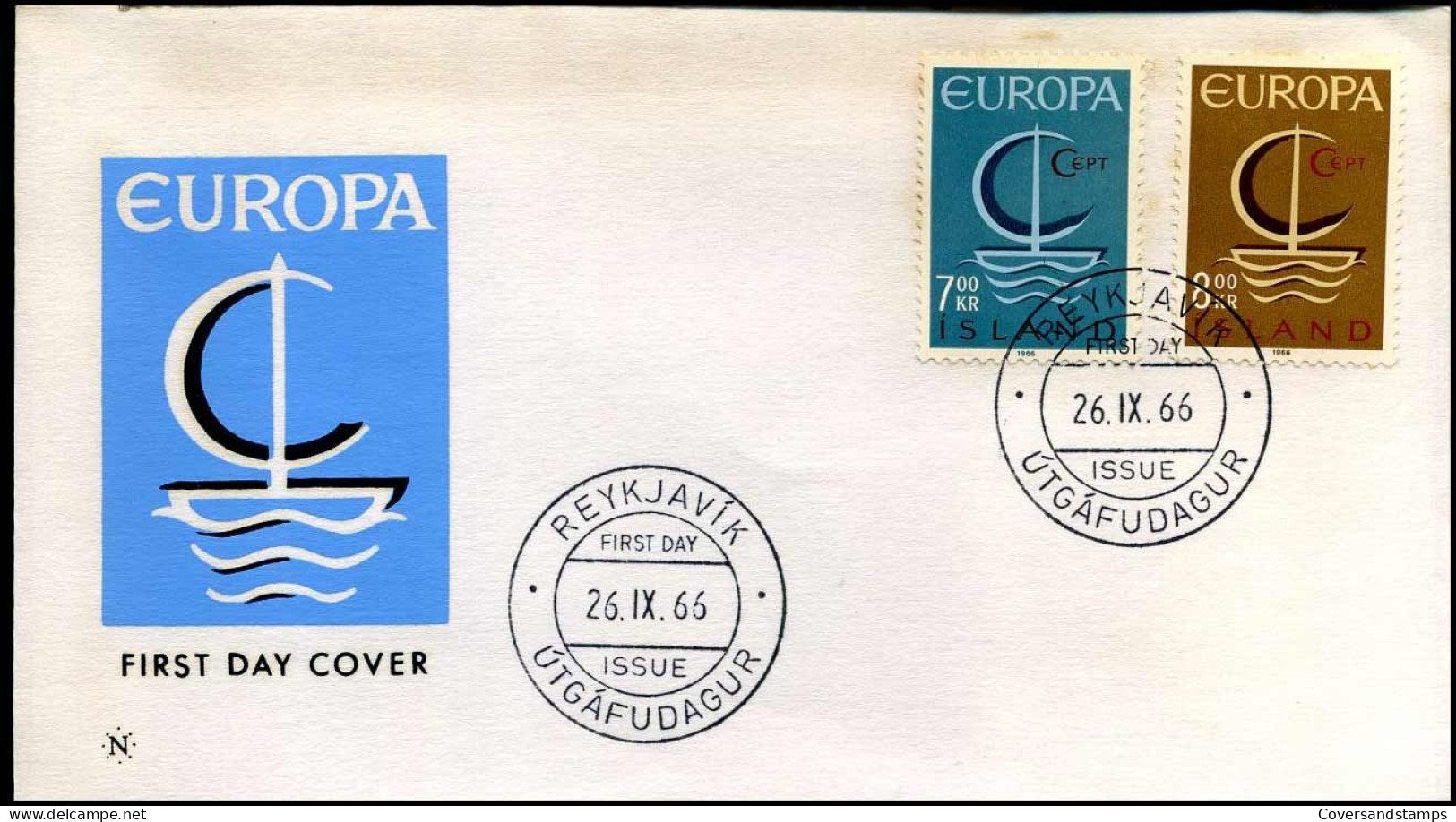 Island - FDC - Europa CEPT 1966 - 1966