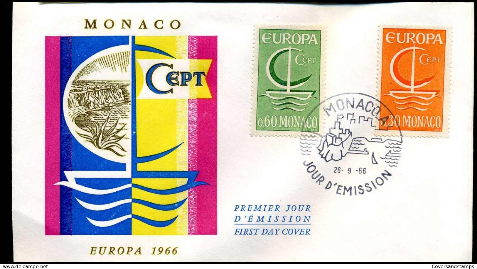 Monaco - FDC - Europa CEPT 1966 - 1966