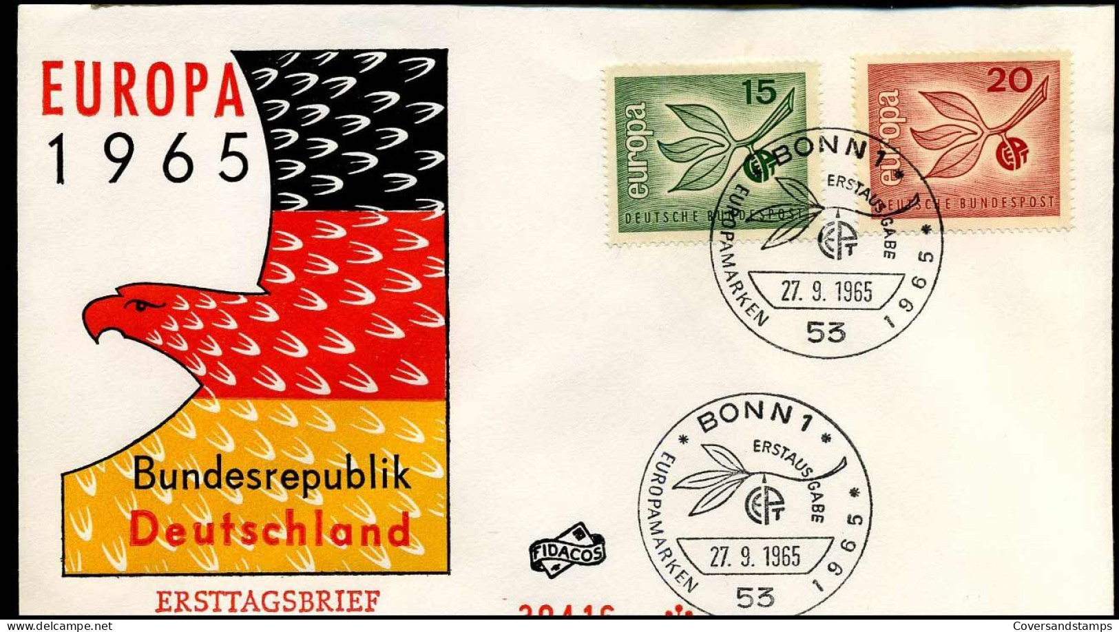Bundespost - FDC - Europa CEPT 1965 - 1965