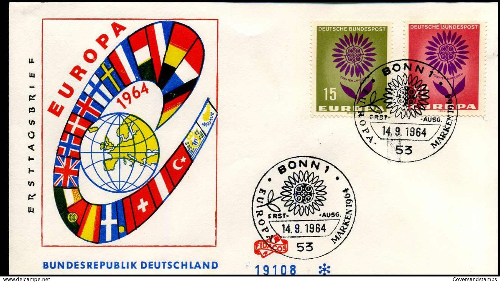 Bundespost - FDC - Europa CEPT 1964 - 1964