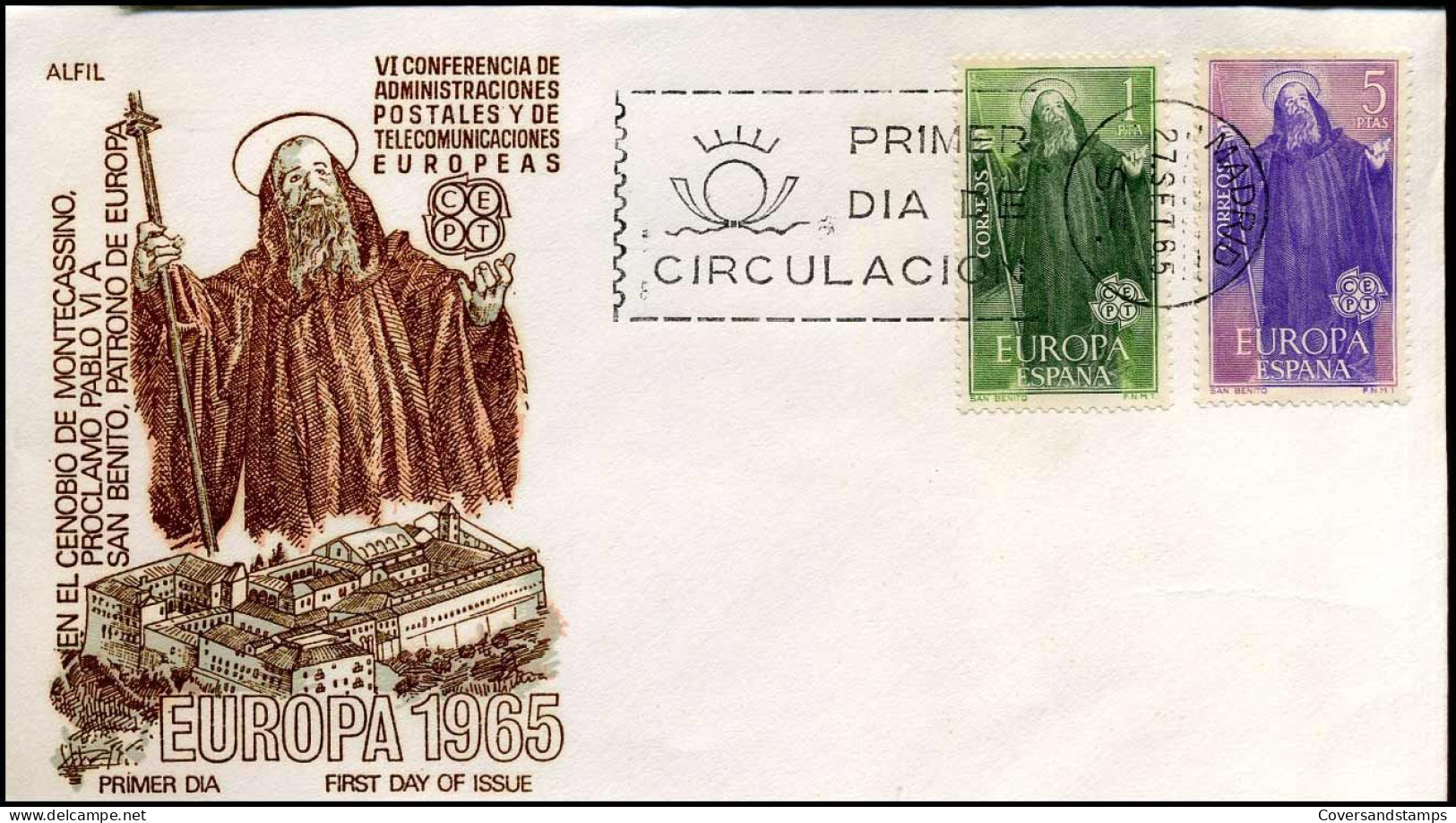 Espana - FDC - Europa CEPT 1965 - 1965