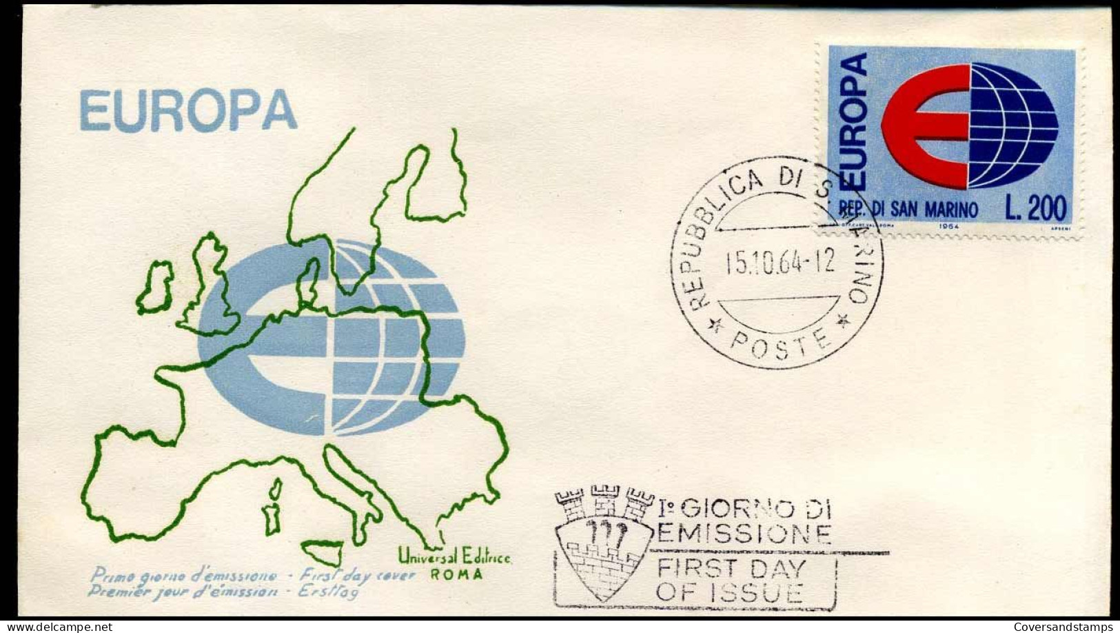 San Marino - FDC - Europa CEPT 1964 - 1964