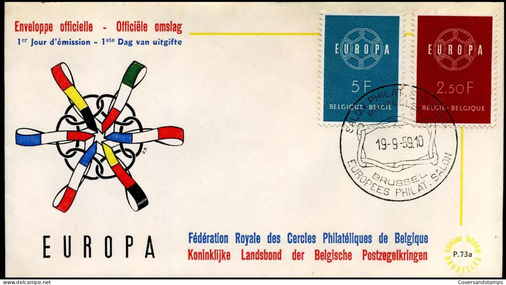 België  - FDC - Europa CEPT 1959 - 1959