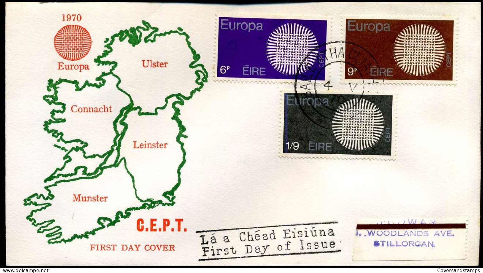 Eire - FDC - Europa CEPT 1970 - 1970