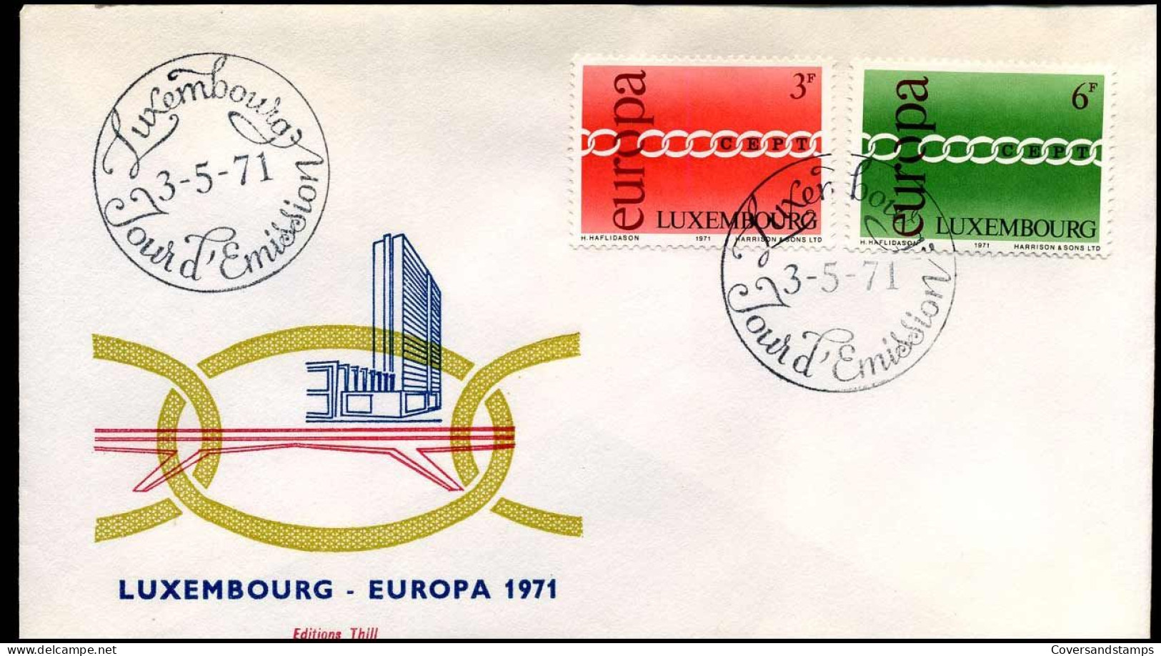 Luxembourg - FDC - Europa CEPT 1971 - 1971