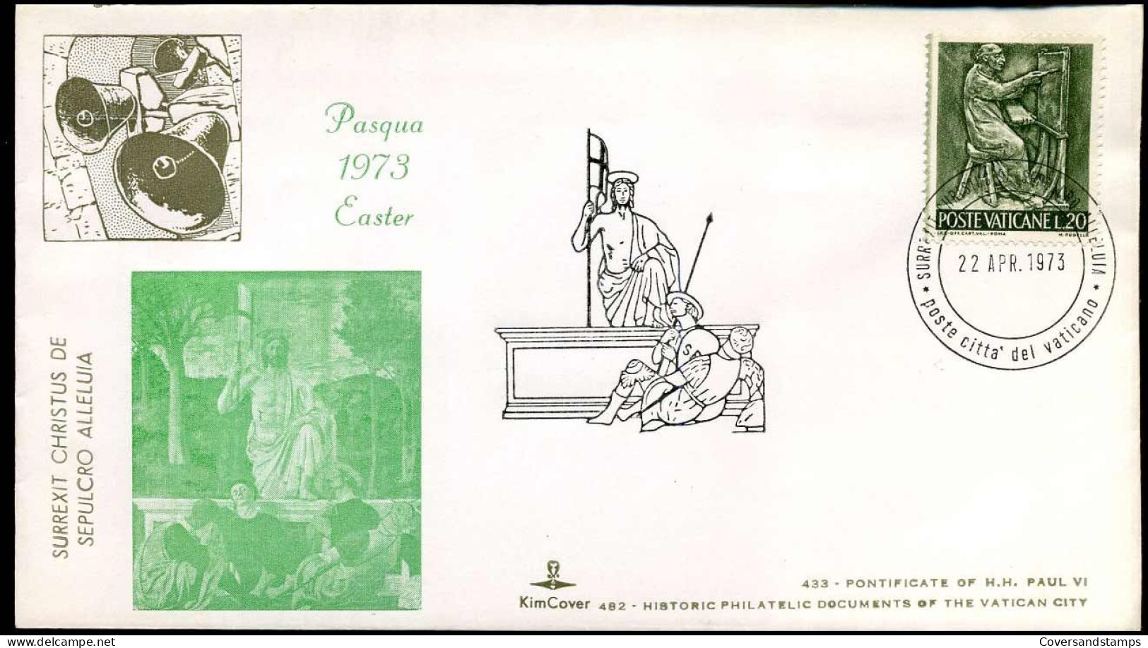 FDC - Easter 1973 - FDC