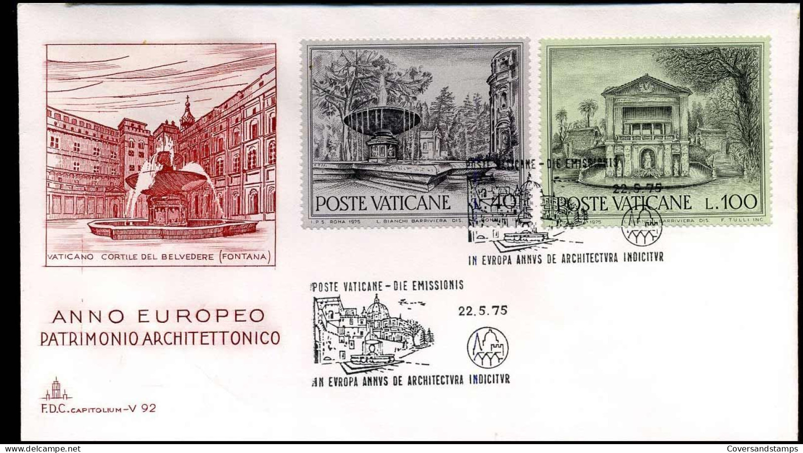 FDC - Anno Europeo Patrimonio Architettonico - FDC