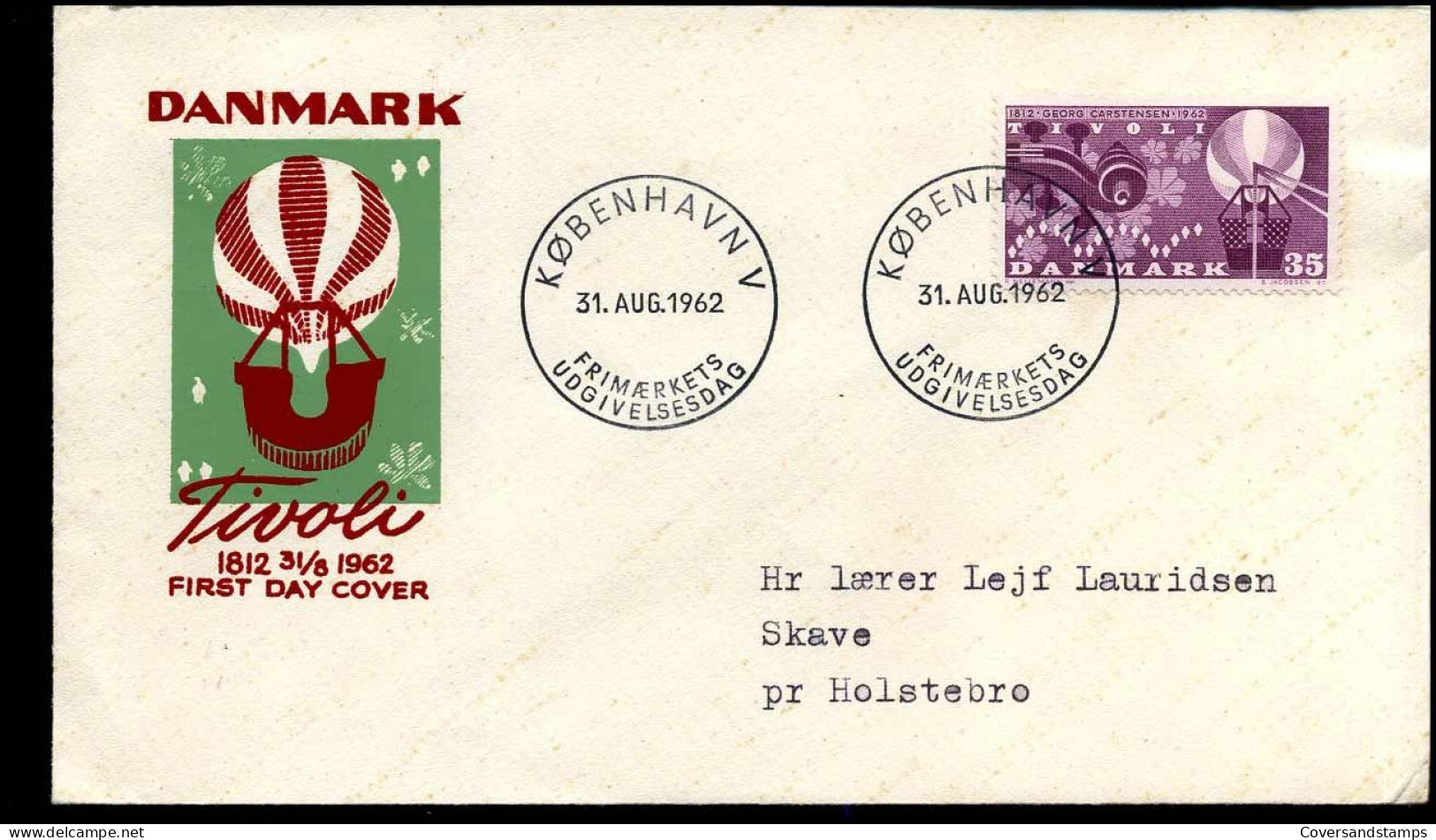 Danmark - FDC - Tivoli - FDC