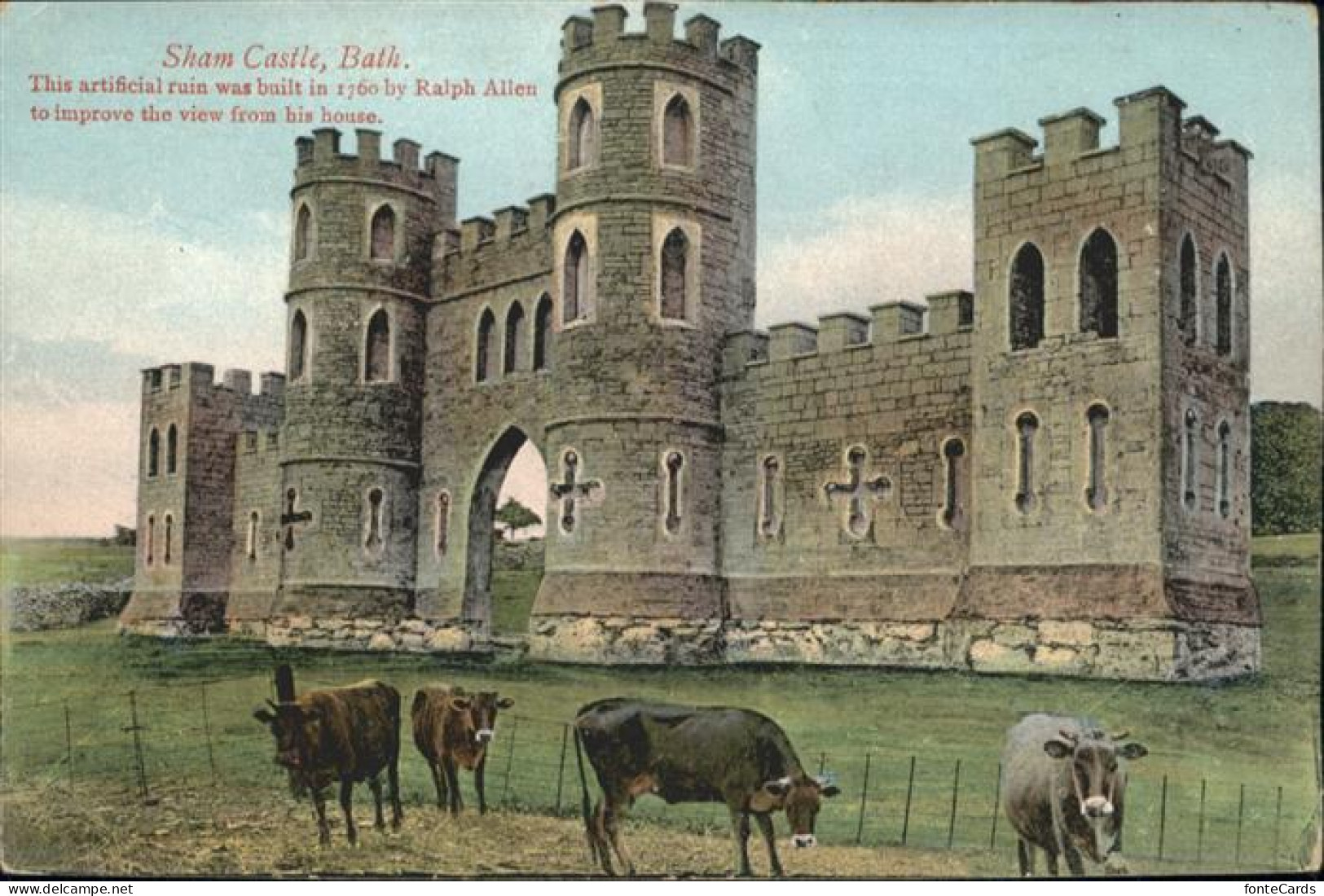 10928083 Bath Bath Sham Castle Kuehe * United Kingdom - Other & Unclassified