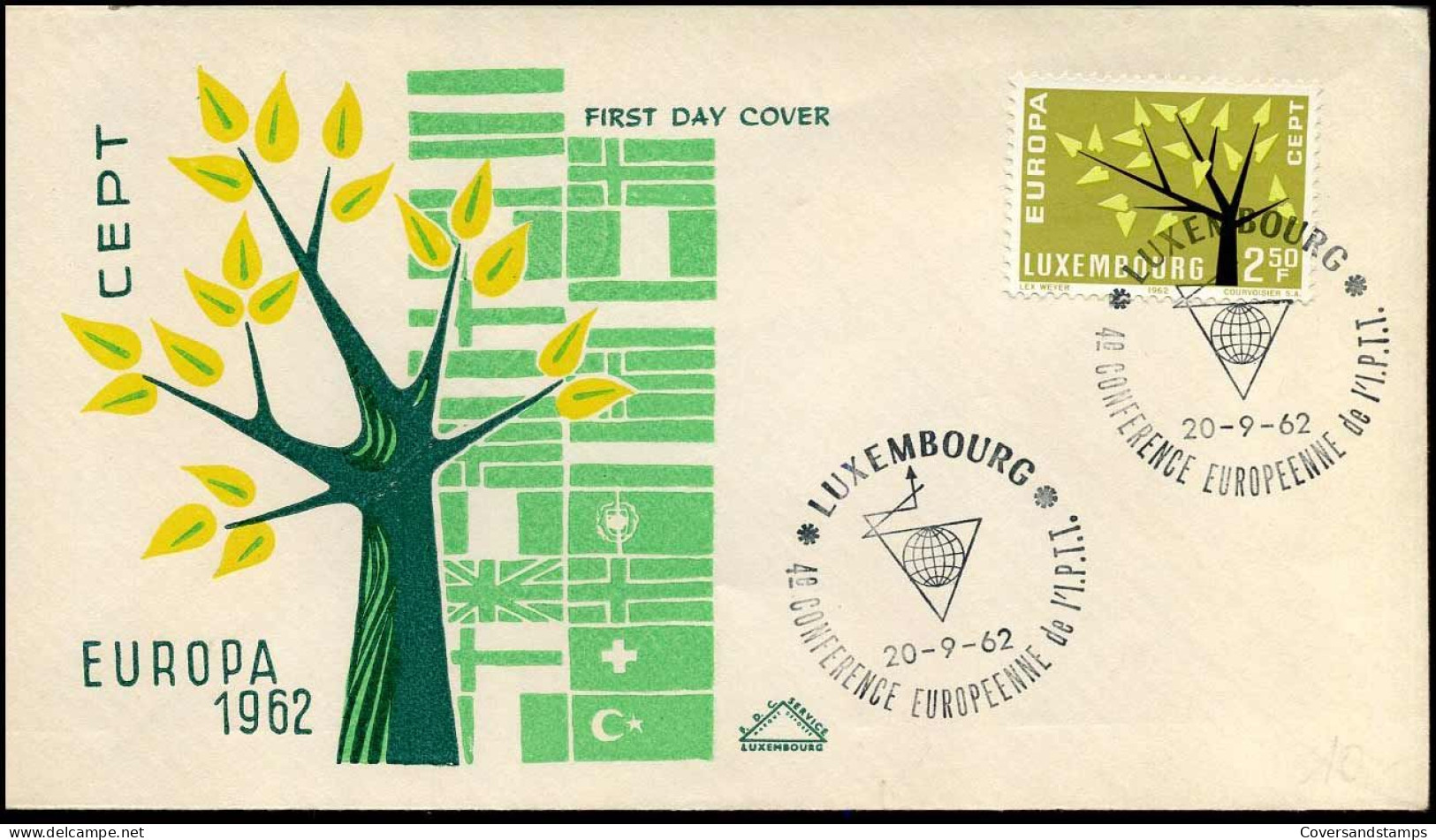 Luxembourg - FDC - Europa CEPT 1962 - 1962
