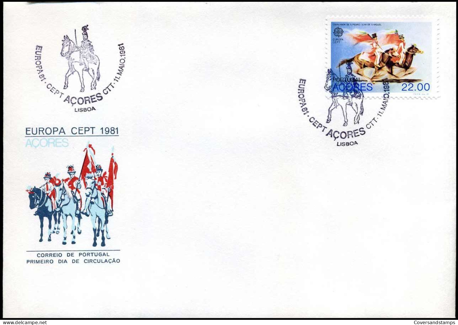 FDC - Portugal Azores - Europa CEPT 1981 - 1981