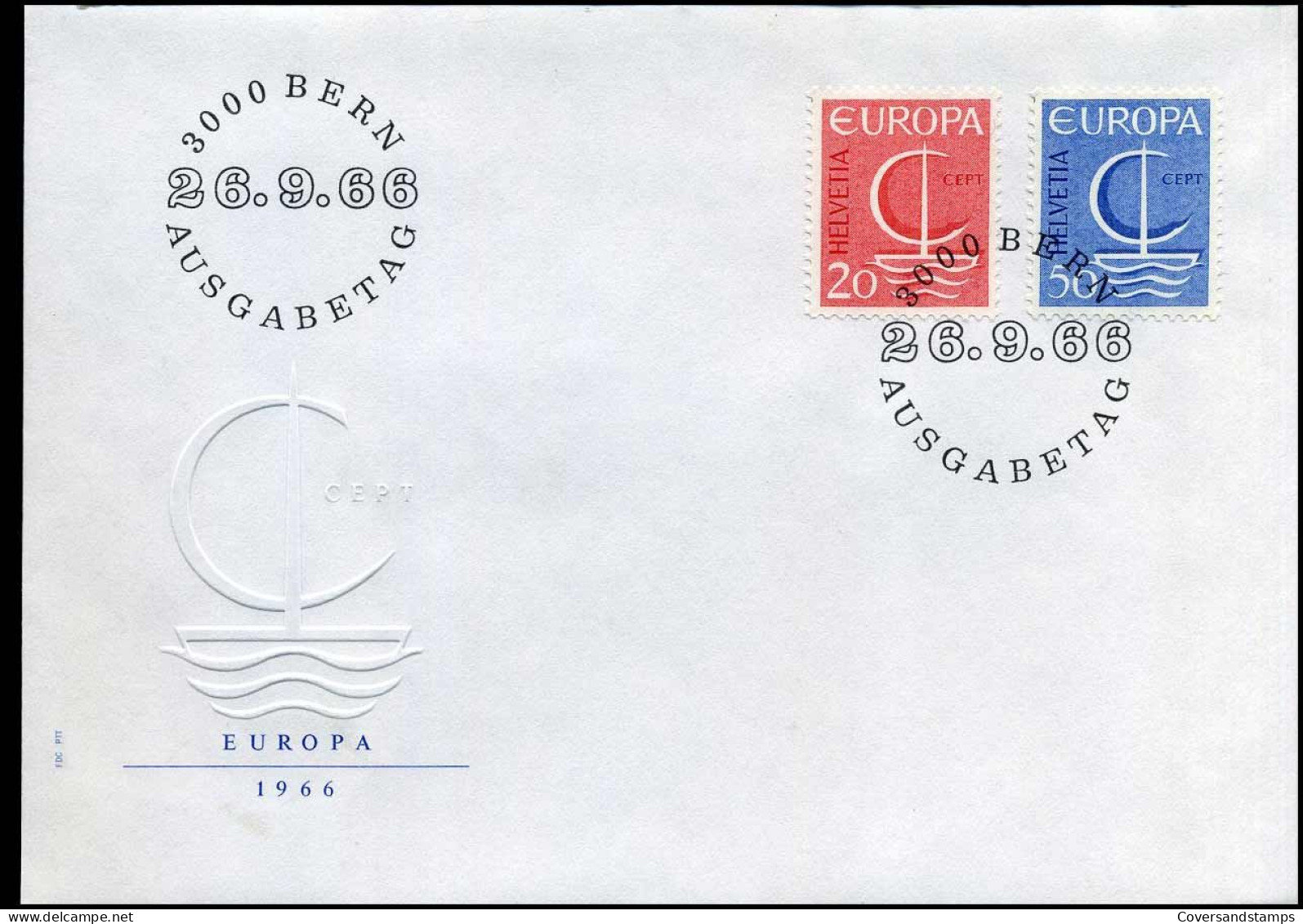 FDC - Switzerland- Europa CEPT 1966 - 1966