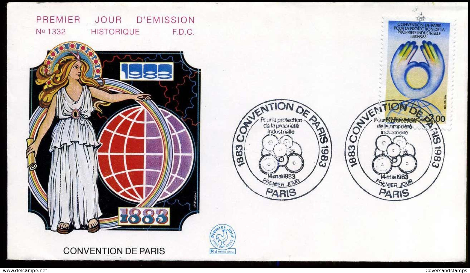 FDC - Convention De Paris 1883-1983 - 1980-1989