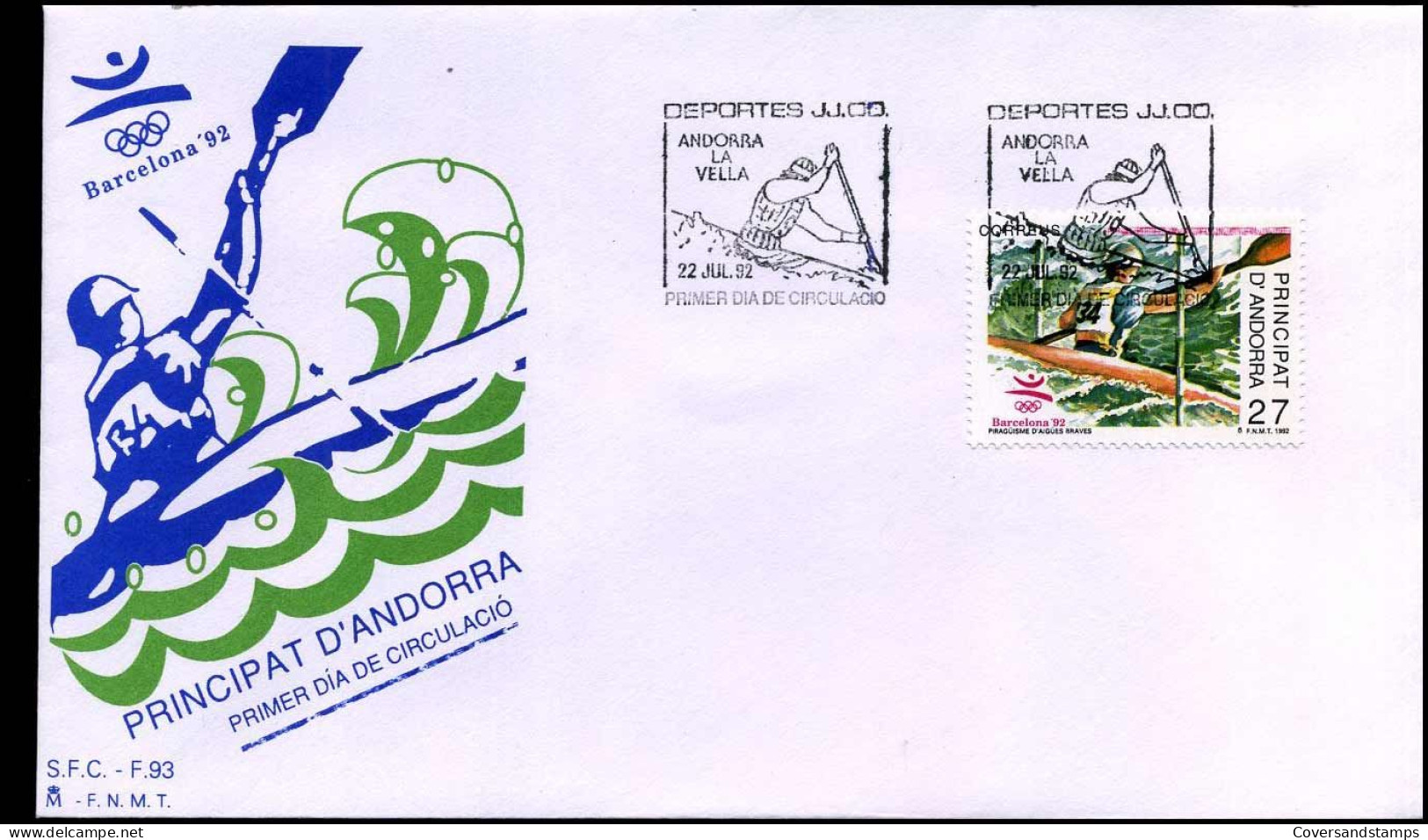 FDC - Barcelona '92 - Briefe U. Dokumente