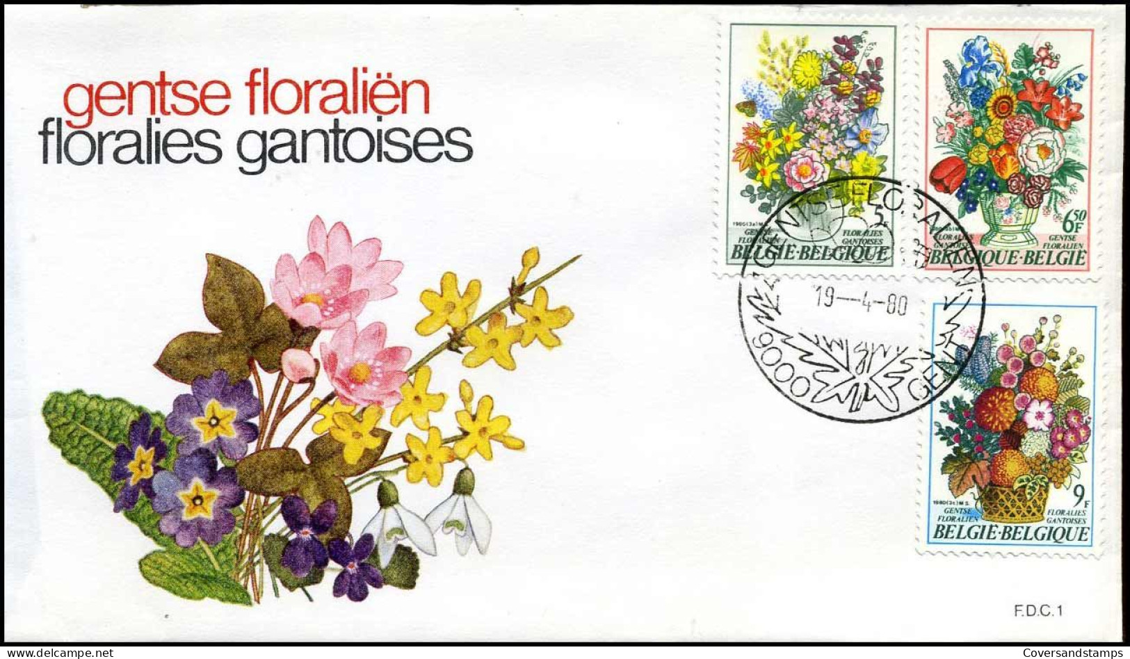 1966/68 - FDC - Gentse Floraliën - Stempel : Gent - 1971-1980