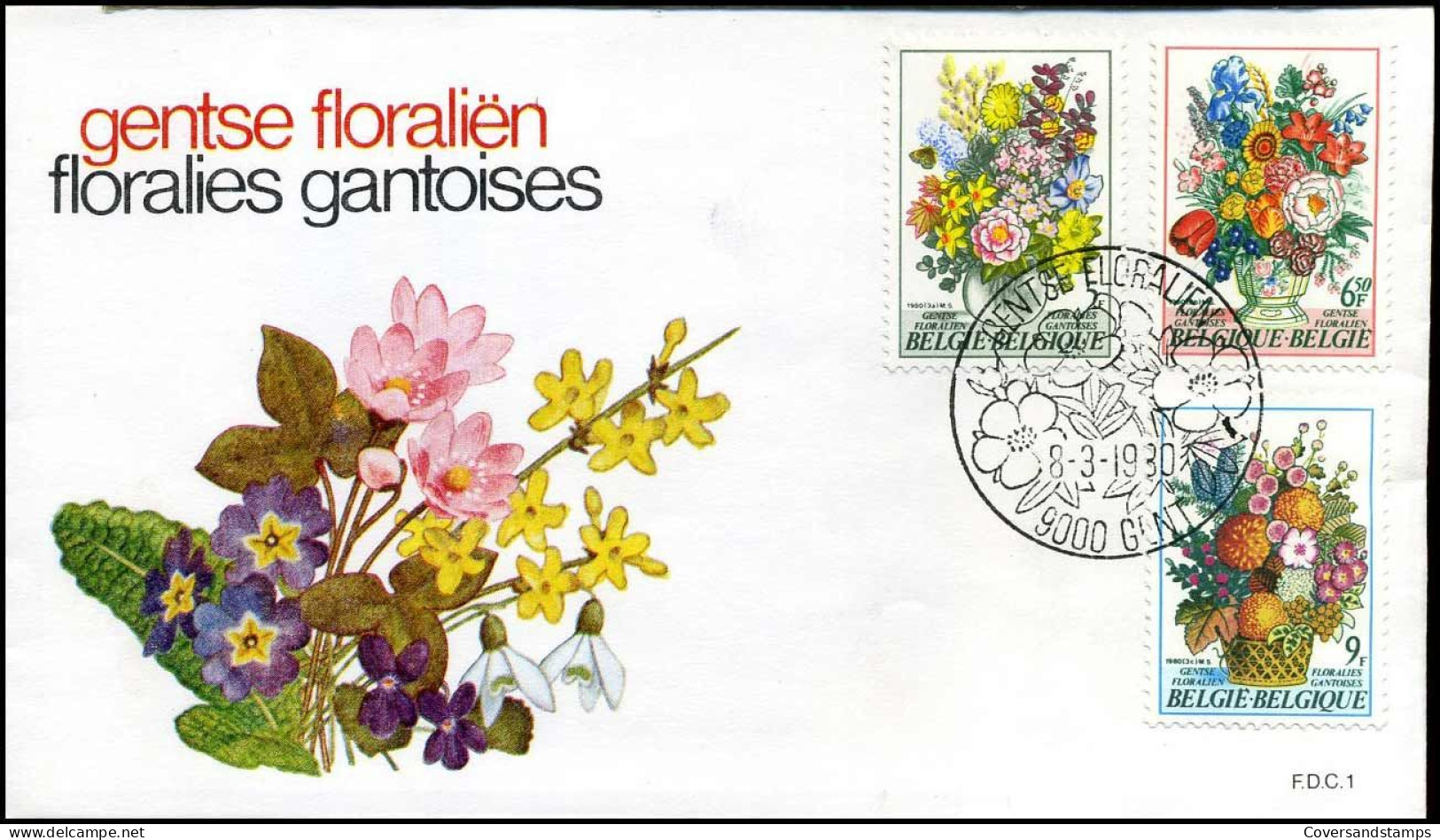 1966/68 - FDC - Gentse Floraliën - Stempel : Gent - 1971-1980