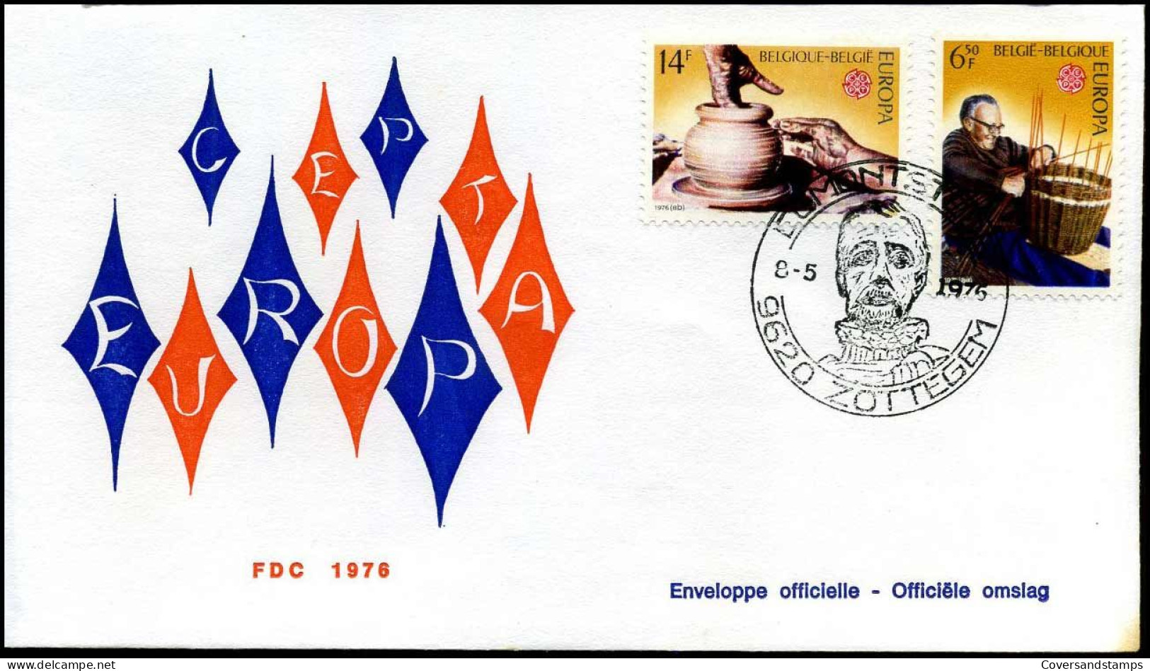 1805/06 - FDC - Europa   - Stempel : Zottegem - 1971-1980