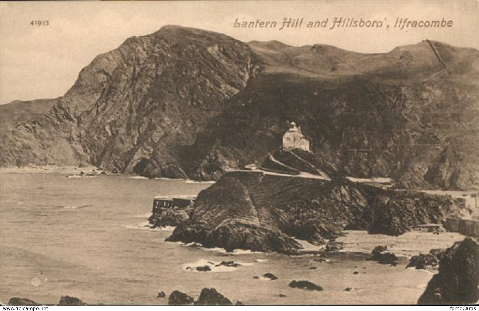 10928022 Ilfracombe North Devon Ilfracombe Lantern Hill Hillsboro * North Devon - Andere & Zonder Classificatie