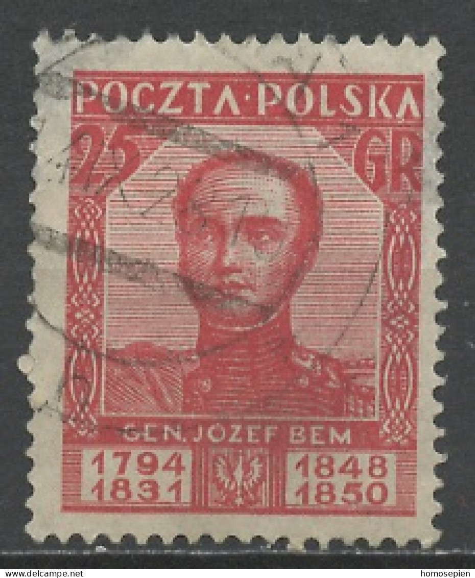 Pologne - Poland - Polen 1928 Y&T N°342 - Michel N°256 (o) - 25g J Bem - Used Stamps