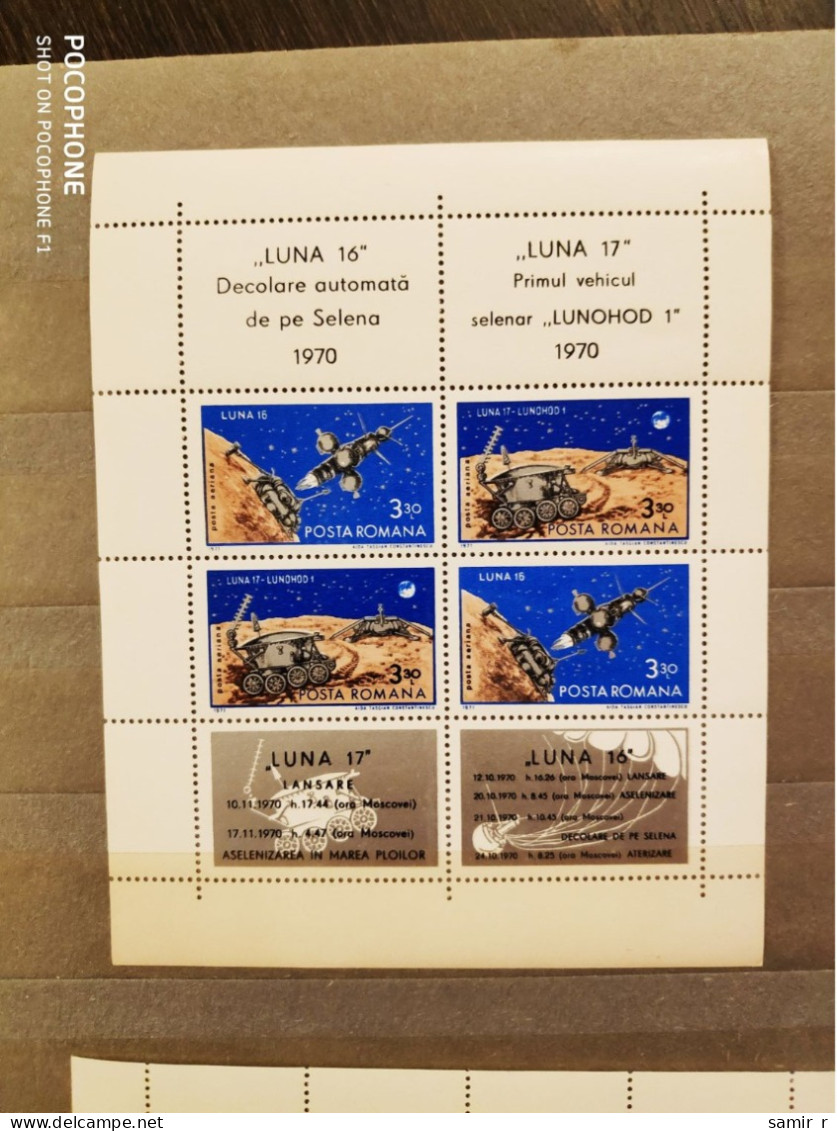 1970	Romania	Space 10 - Unused Stamps