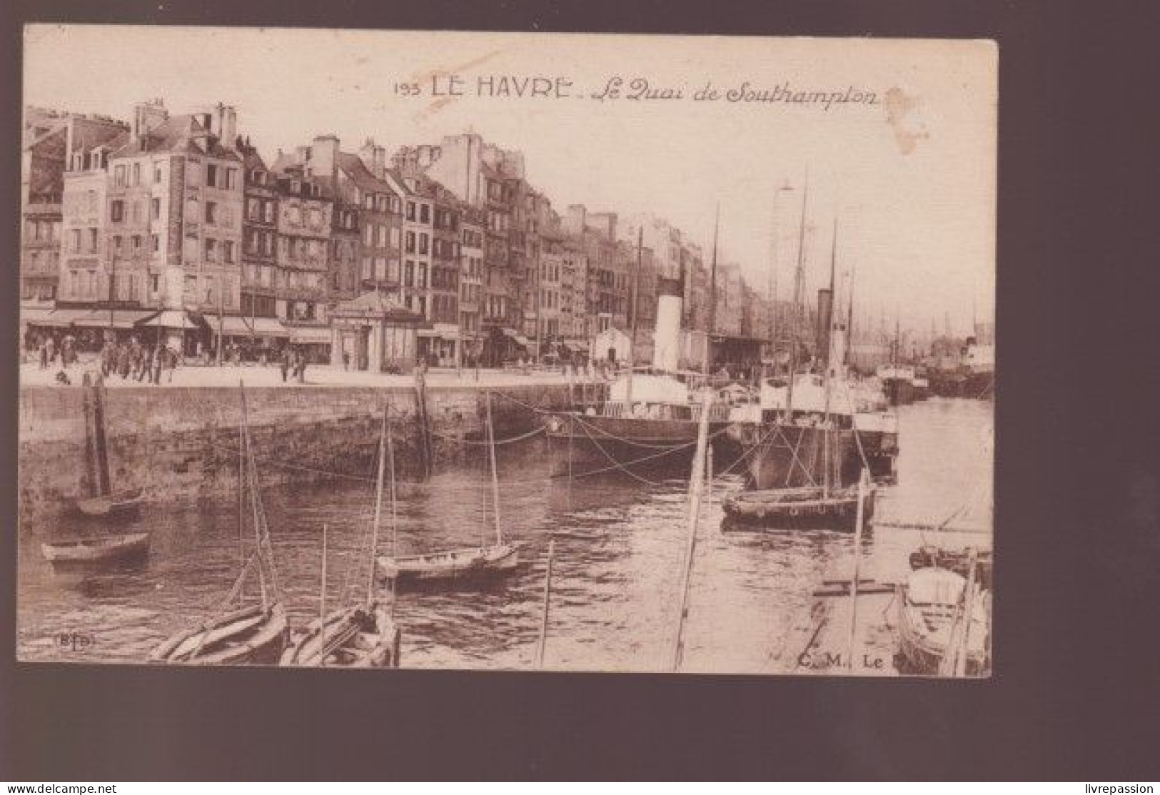 Cpa ,  Le Havre Le Quai De Southampton  , Voyagé - Commerce