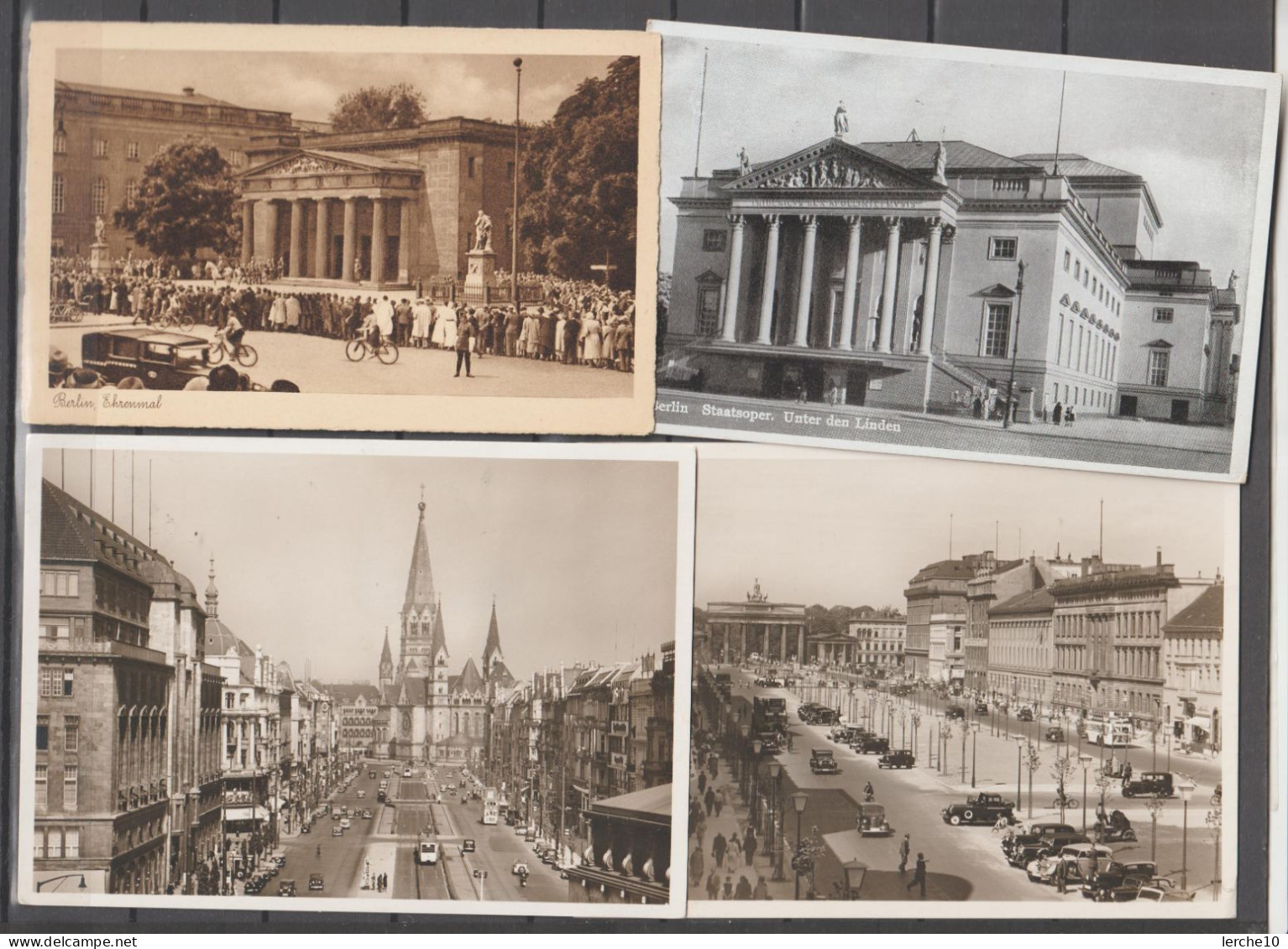 4 Alte Ansichtskarten Von Berlin  (8289) - Other & Unclassified