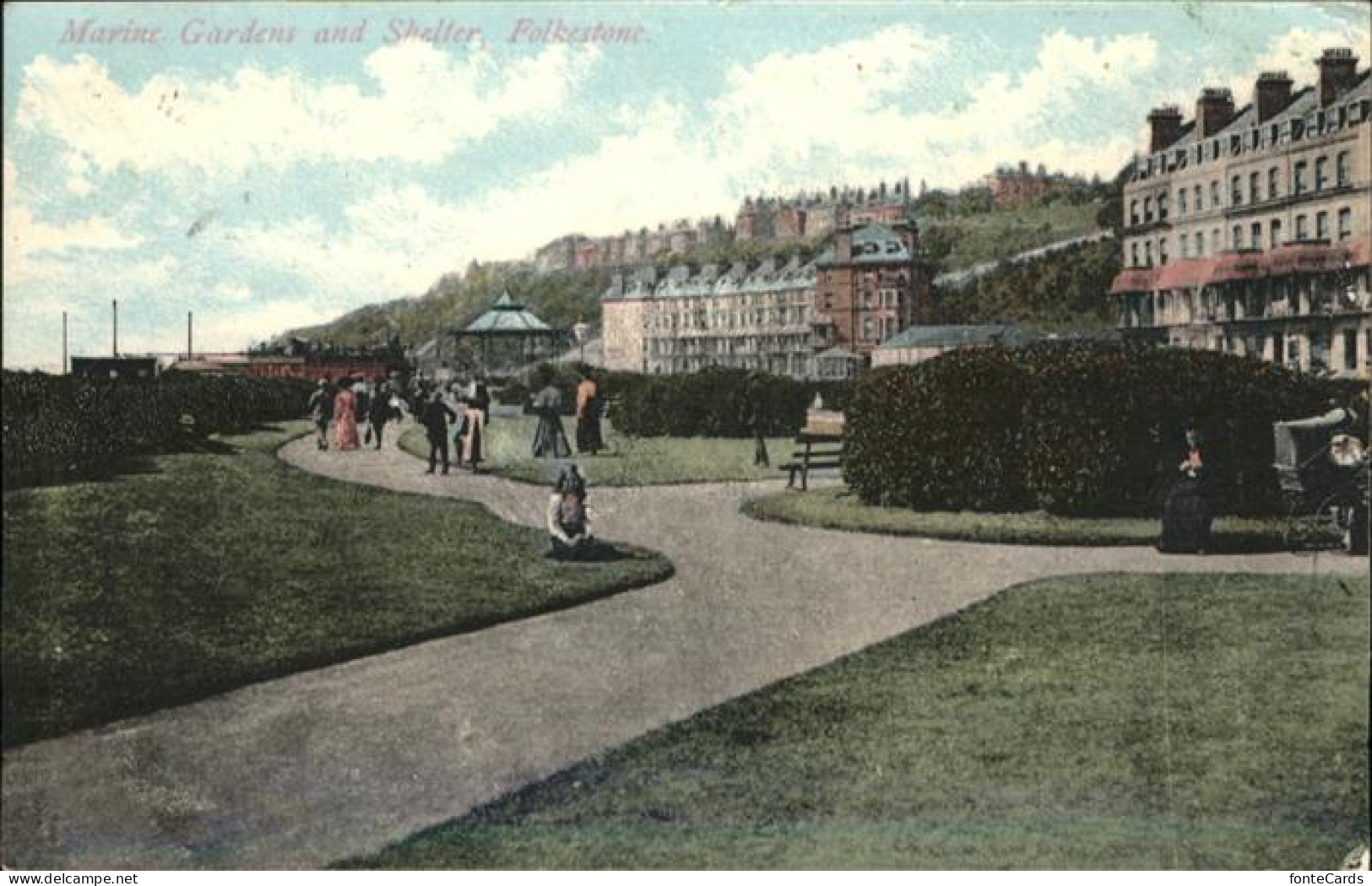 10927964 Folkestone Folkestone Marine Gardens Shelter * Folkestone - Sonstige & Ohne Zuordnung