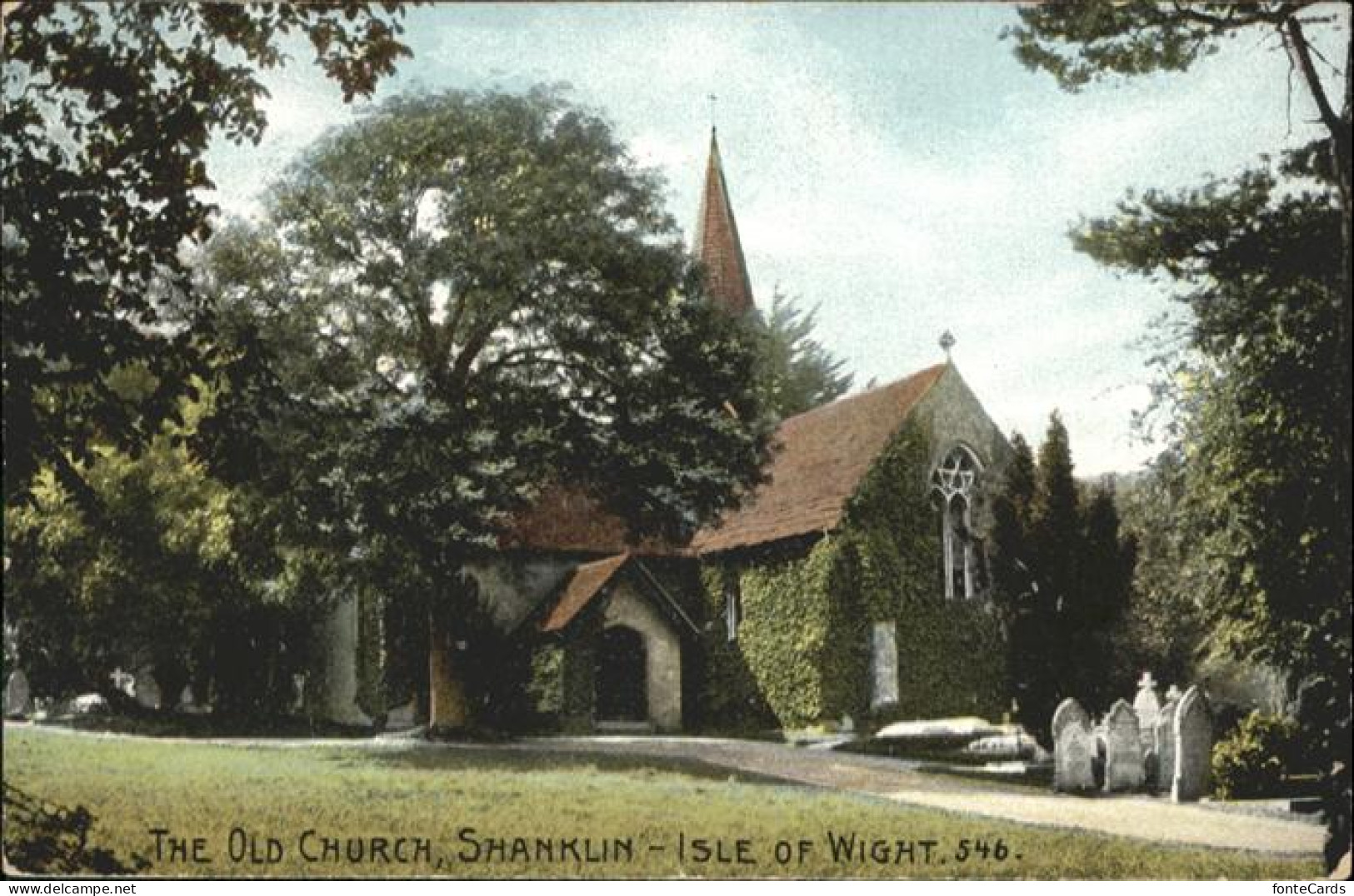 10927945 Shanklin Shanklin Old Church Isle Of Wight * Shanklin - Andere & Zonder Classificatie