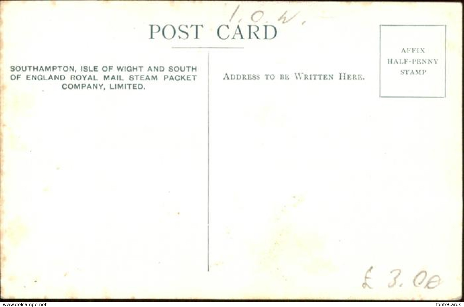 10927942 Isle Of Wight UK Brixton Card Isle Of Wight Isle Of Wight - Other & Unclassified